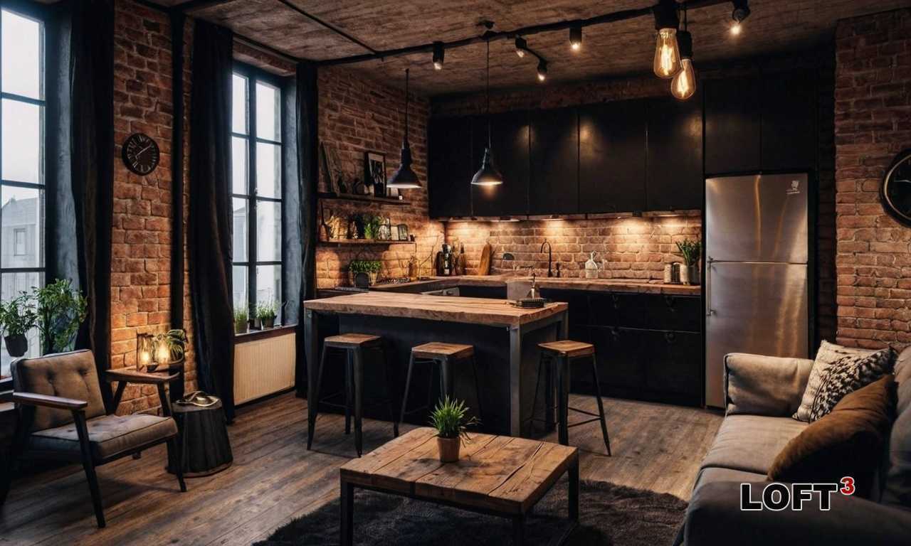 Как оформить потолок в квартире-лофт