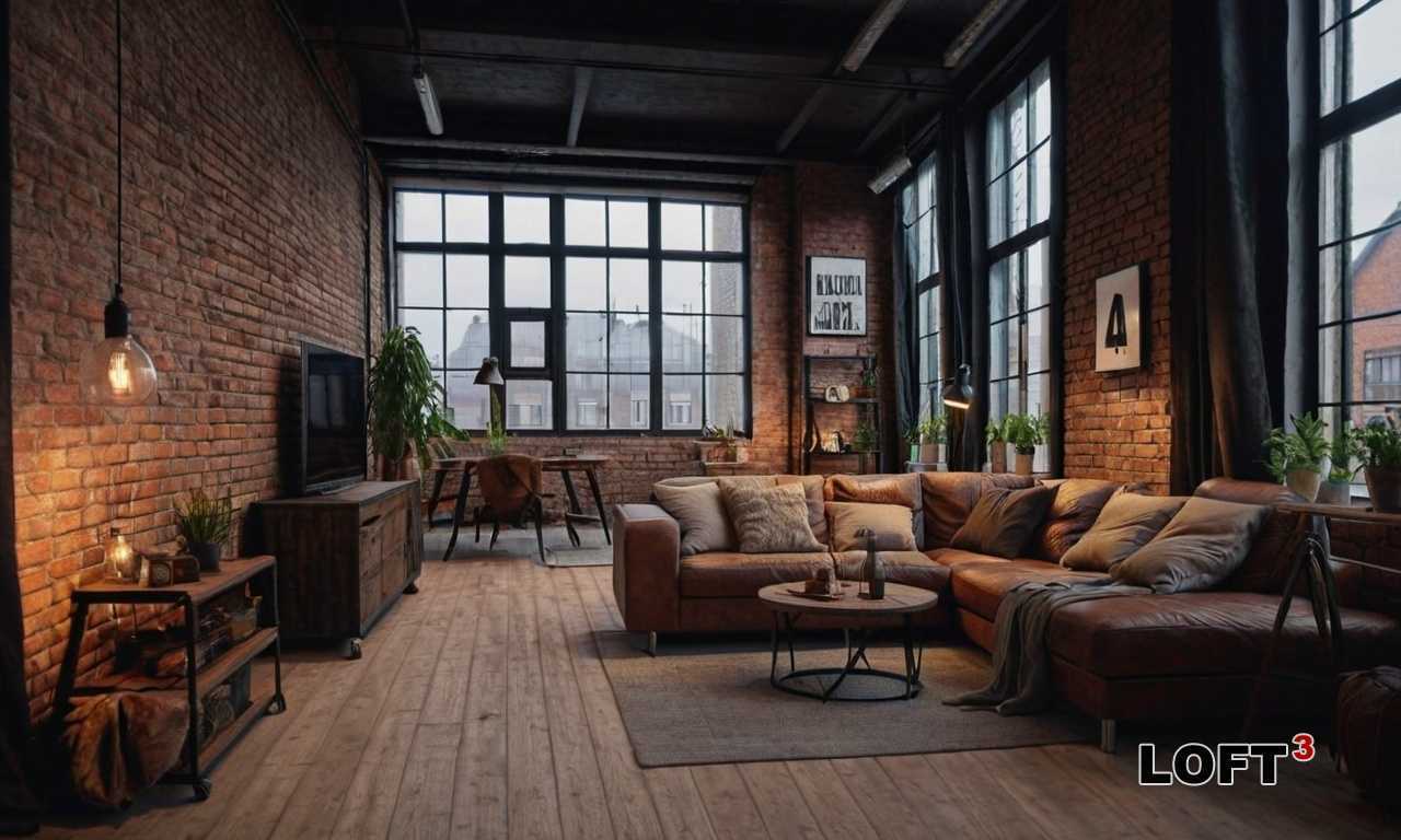 Как сделать лофт современным с помощью нестандартных материалов