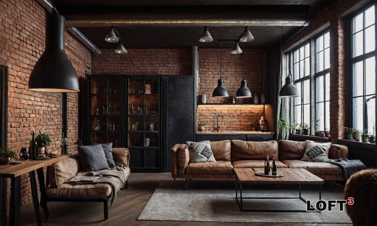 Как сочетать современные и классические элементы в интерьере лофт