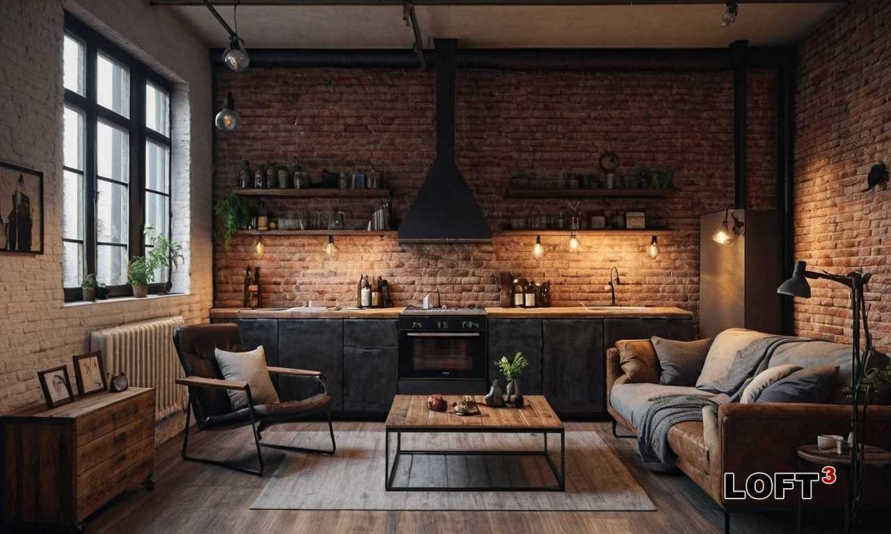 Идеи для обустройства балкона в стиле лофт