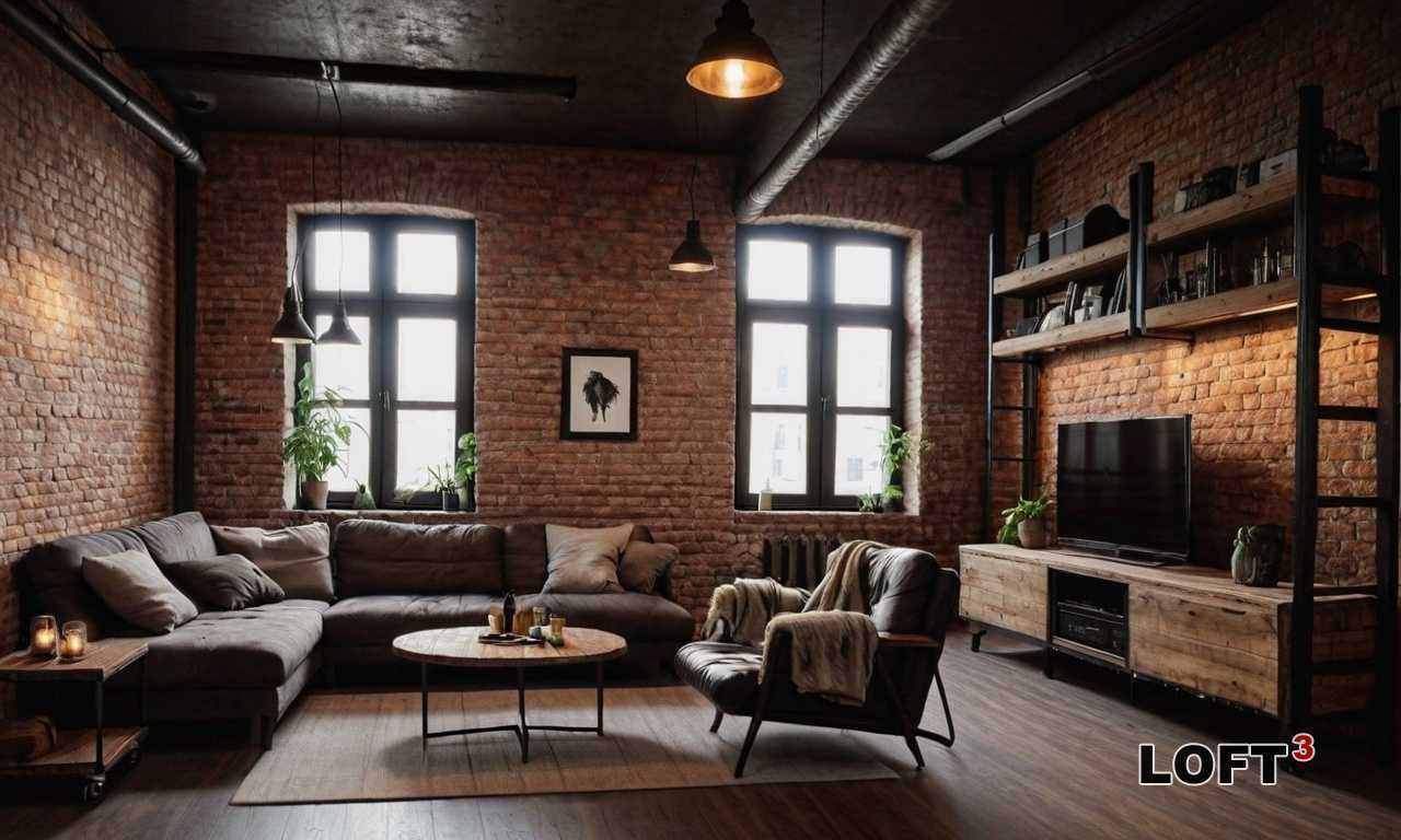 Как использовать стеллажи для хранения и декора в лофте