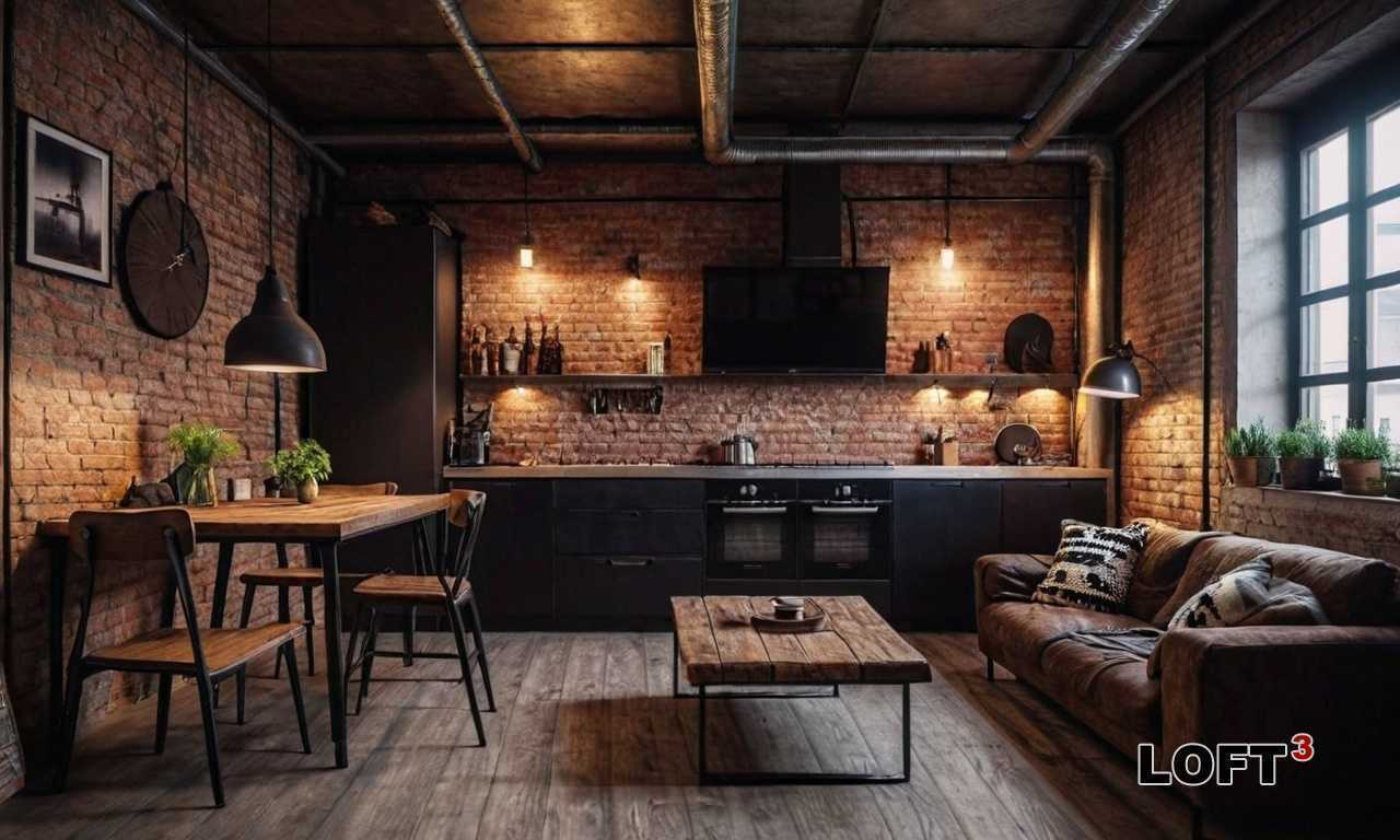 Как обустроить ванную комнату в лофте с элементами ретро