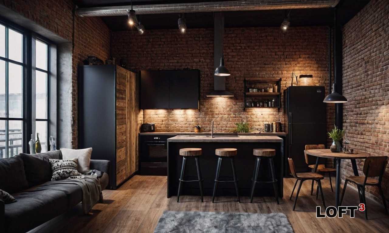 Лофт с встроенной мебелью - как сэкономить место и добавить функциональности