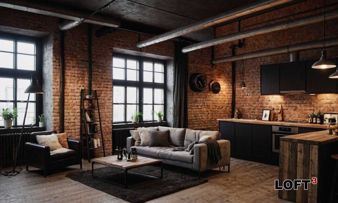 Лофт с эко-дизайном - использование экологичных материалов в индустриальном стиле