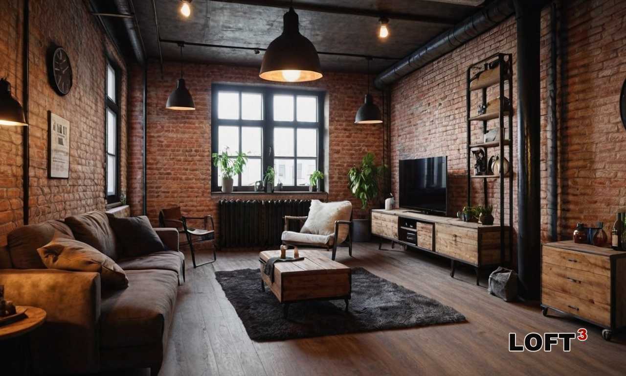 Лофты с подвесными креслами - удобные зоны отдыха в индустриальном интерьере