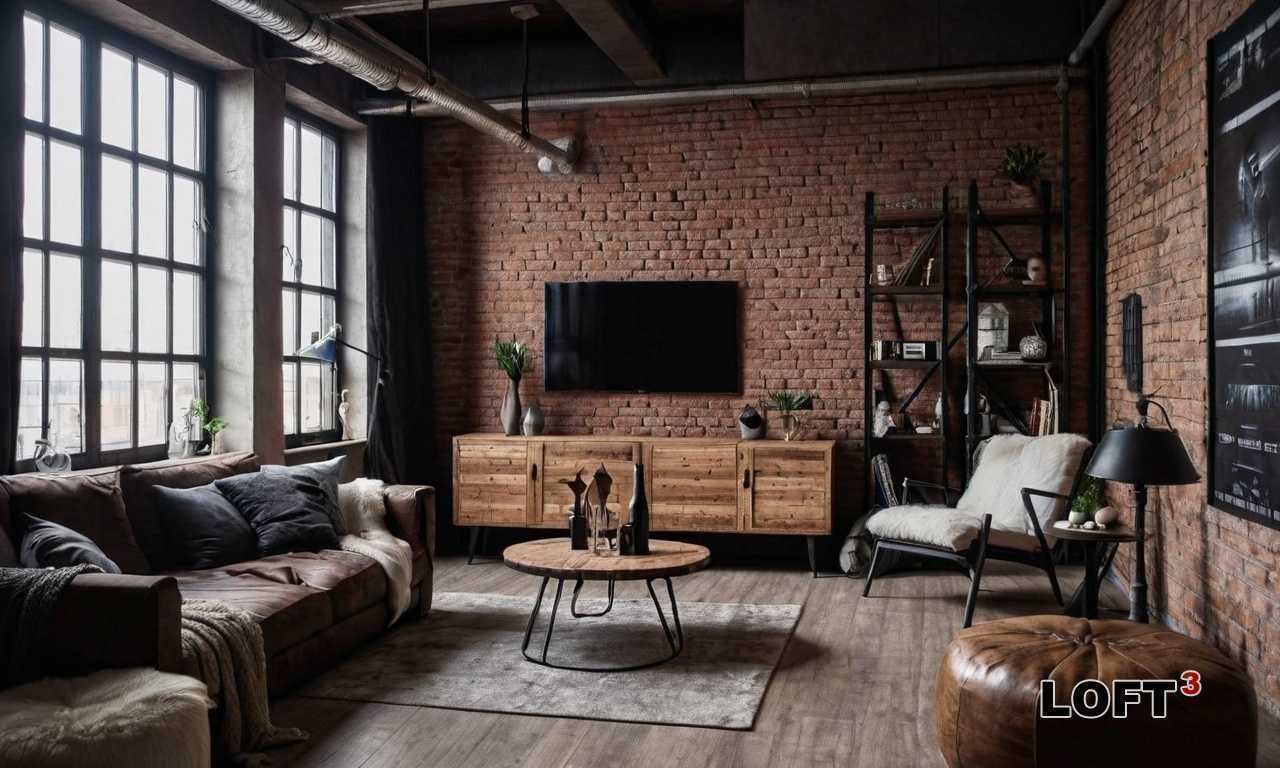 Лофт с нестандартной отделкой стен - как создать уникальное пространство