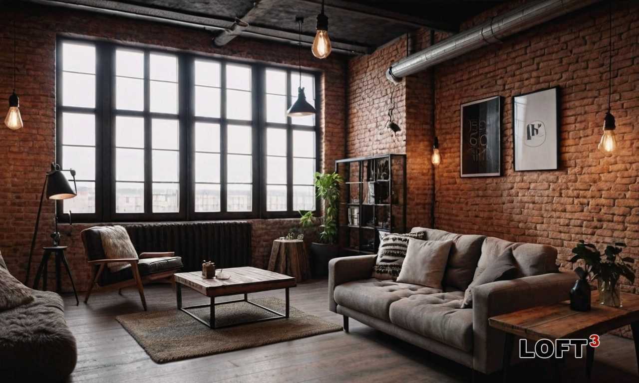 Как создать атмосферу уюта в загородном доме в стиле лофт в холодное время года?
