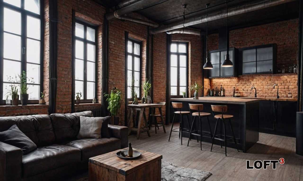 Как создать стильный и удобный интерьер для прихожей в загородном доме в стиле лофт?