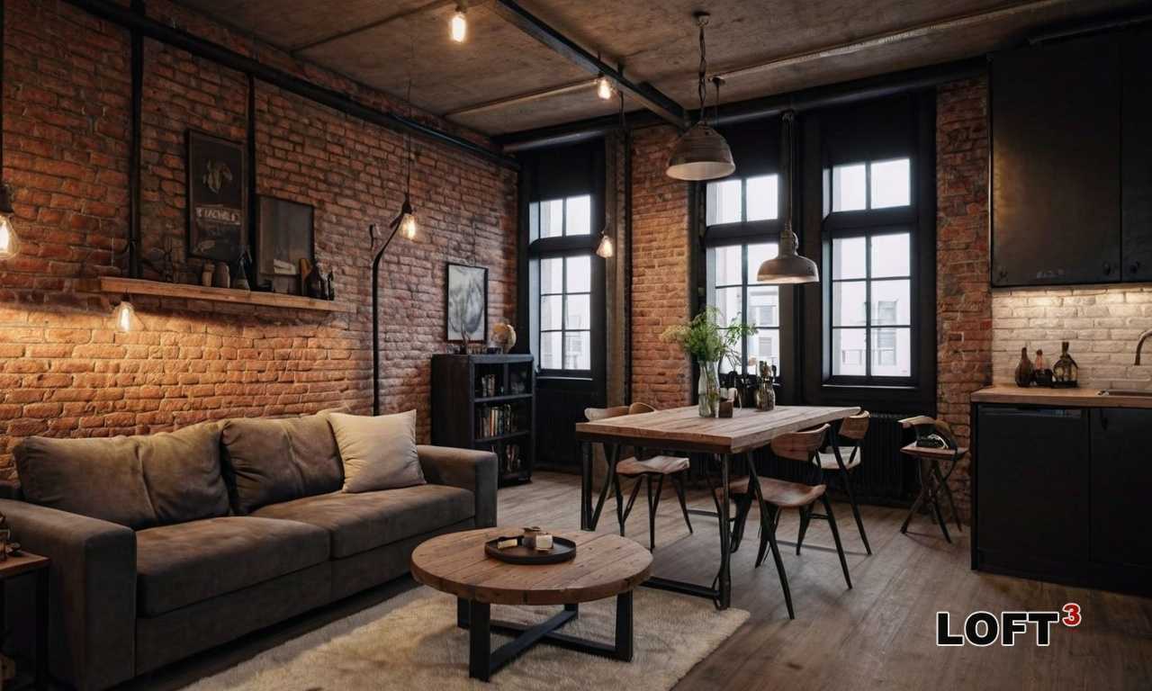 Как выбрать стильные жалюзи и шторы для загородного дома в стиле лофт?