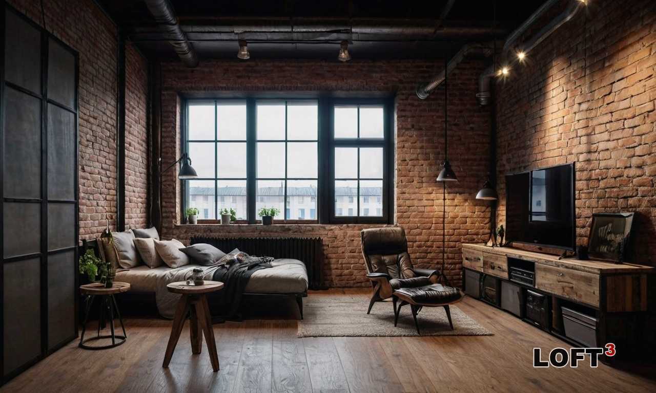 Как выбрать идеальные текстуры для интерьера загородного дома в стиле лофт?