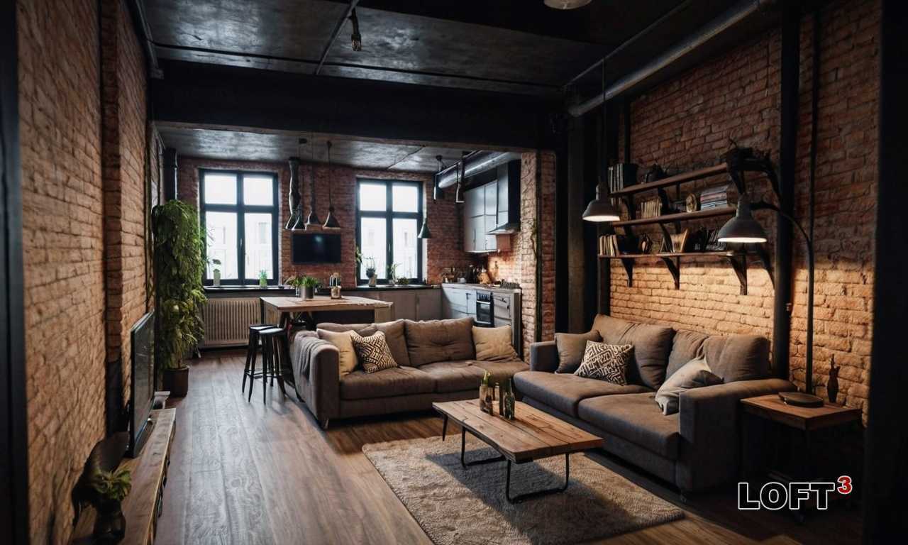 Как организовать пространство для отдыха в загородном доме в стиле лофт?