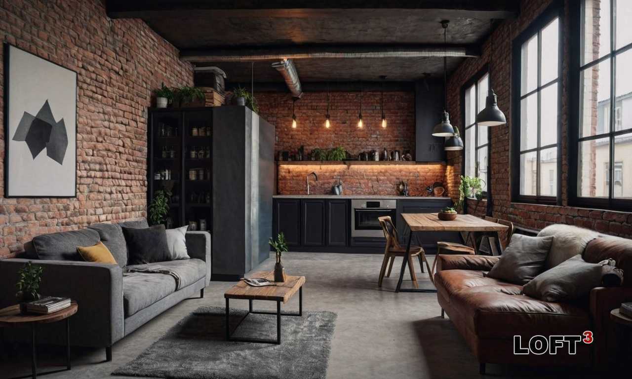 Как создать креативное освещение в загородном доме в стиле лофт?