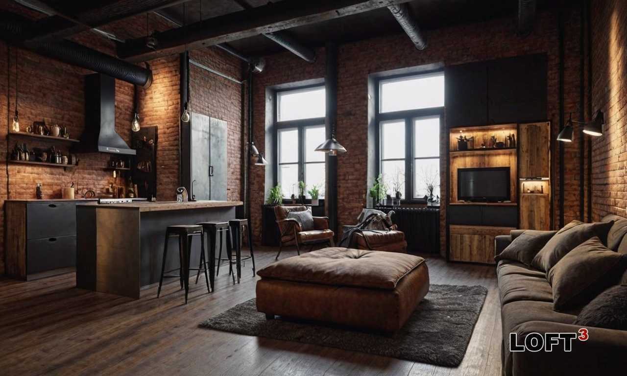 Как сочетать модерн и стиль лофт в загородном доме?