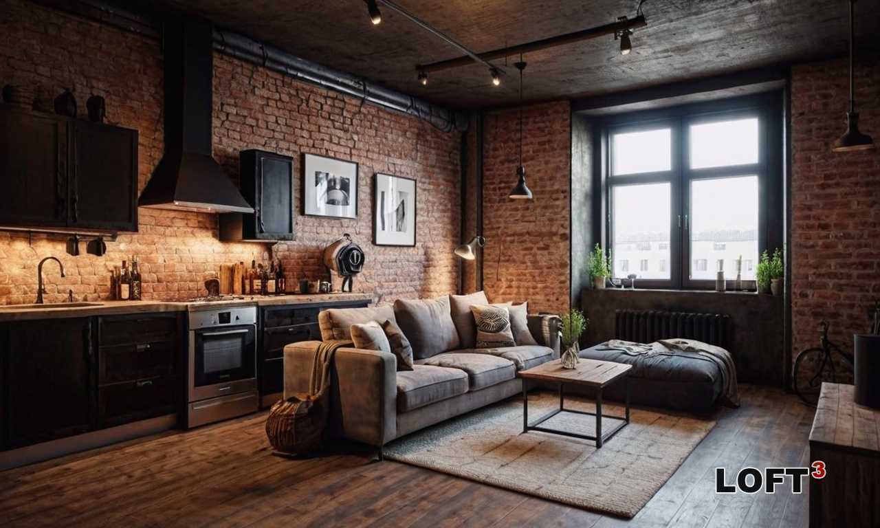 Как выбрать мебель для загородного дома в стиле лофт?