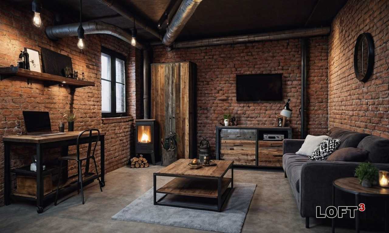 Как использовать металлические элементы в интерьере загородного дома в стиле лофт?