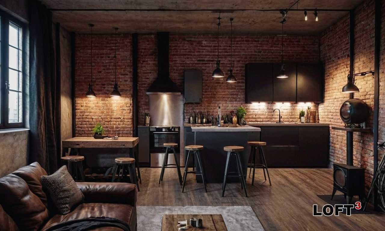 Как сделать интерьер загородного дома в стиле лофт удобным для людей всех возрастов?