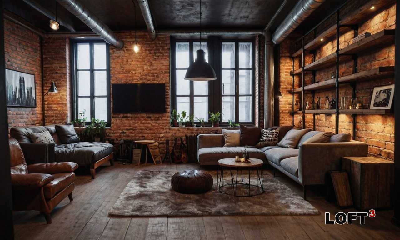 Как выбрать стильный и функциональный диван для загородного дома в стиле лофт?