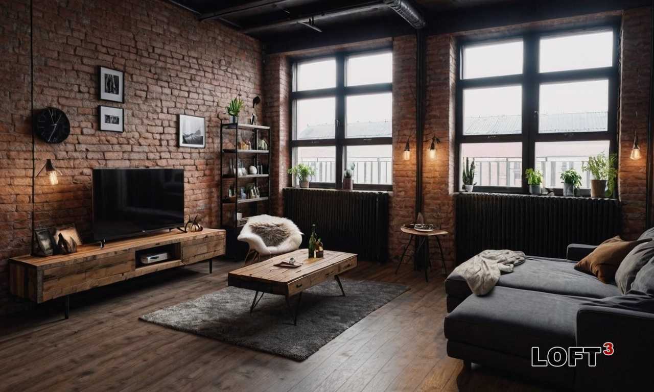 Как сделать кухню-гостиную в загородном доме в стиле лофт?