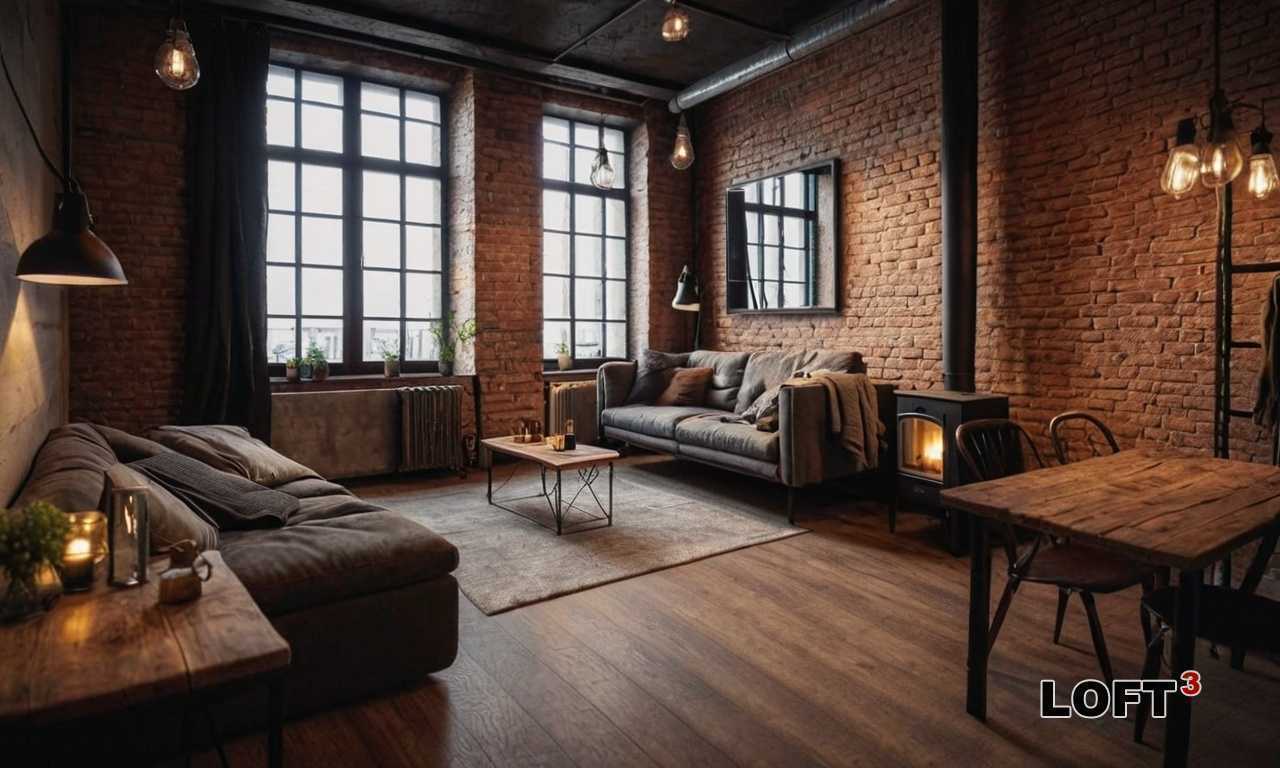 Как использовать скрытое освещение в интерьере загородного дома в стиле лофт?