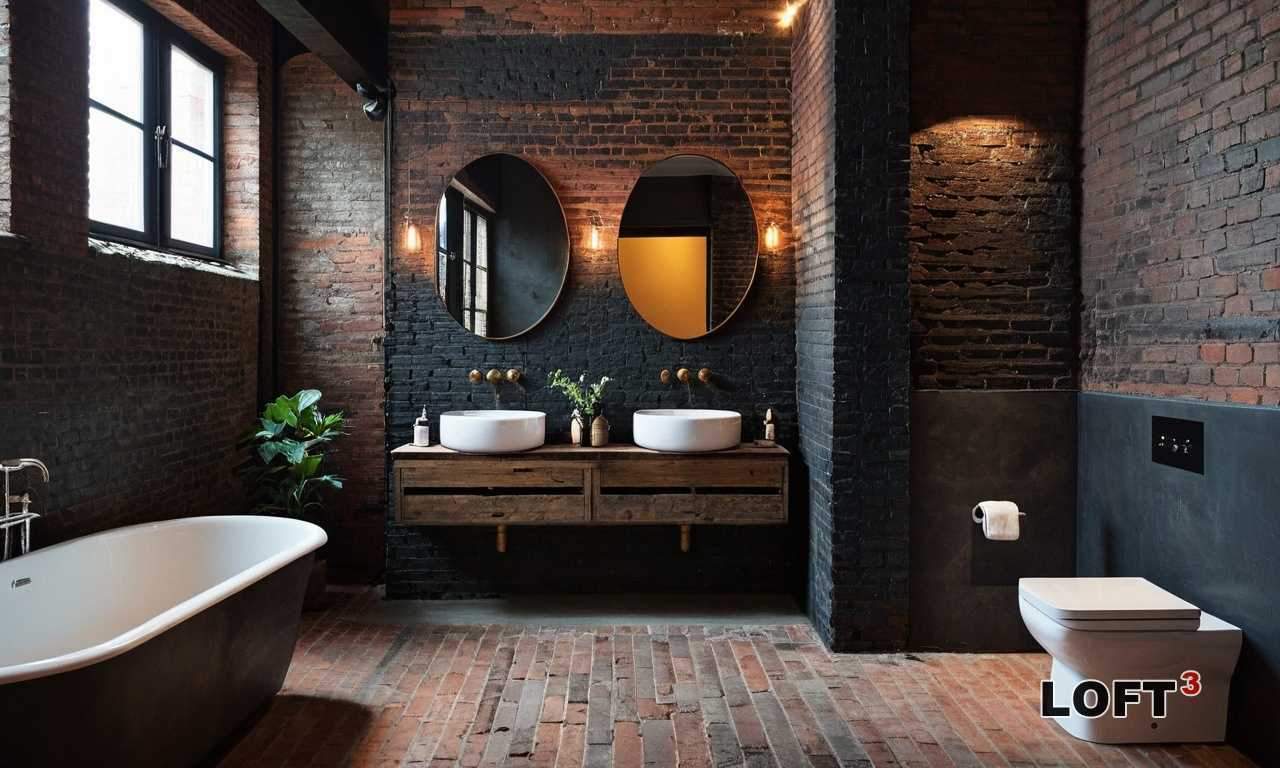 Как использовать открытые полки для хранения в ванной Лофт?