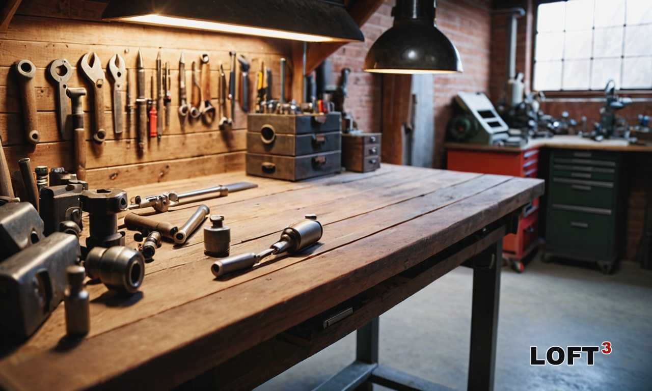Как сделать мастерскую в стиле Лофт с промышленными элементами