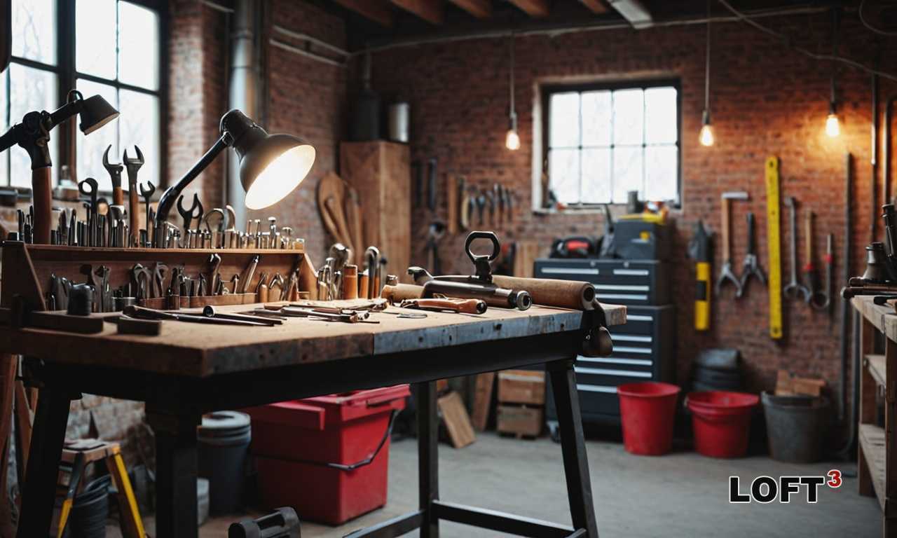 Как сделать стильную и функциональную мастерскую в стиле Loft