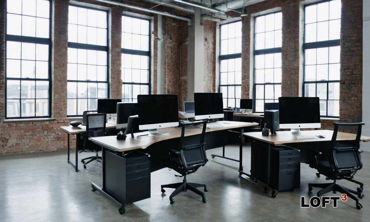 Как организовать Loft пространство для парикмахерской с открытым планом и минималистичными перегородками