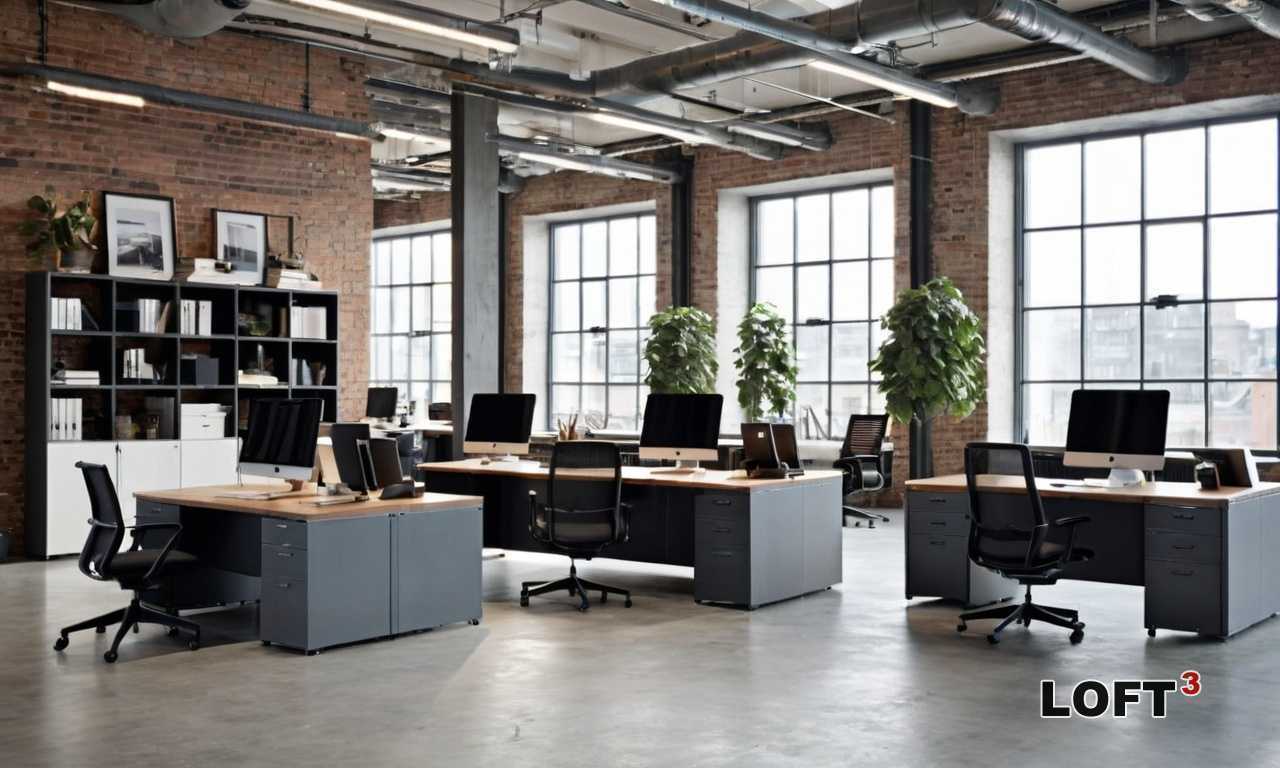 Как организовать Loft офис с акцентом на функциональные и стильные перегородки