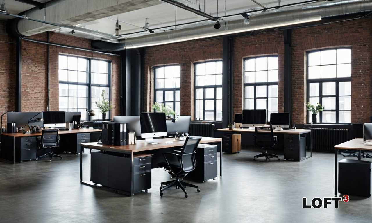Как создать рабочее пространство Loft в офисе с учётом эргономики и стиля