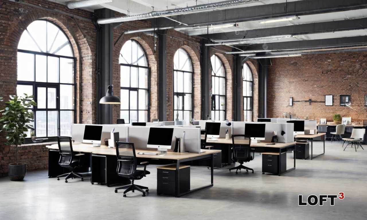 Как оформить пространство для переговоров в офисе Loft с использованием стеклянных перегородок