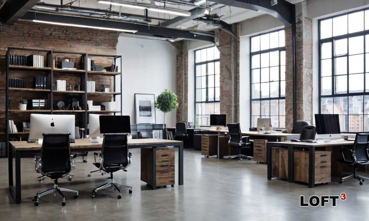 Как создать атмосферу Loft в салоне красоты с использованием металлических и деревянных элементов