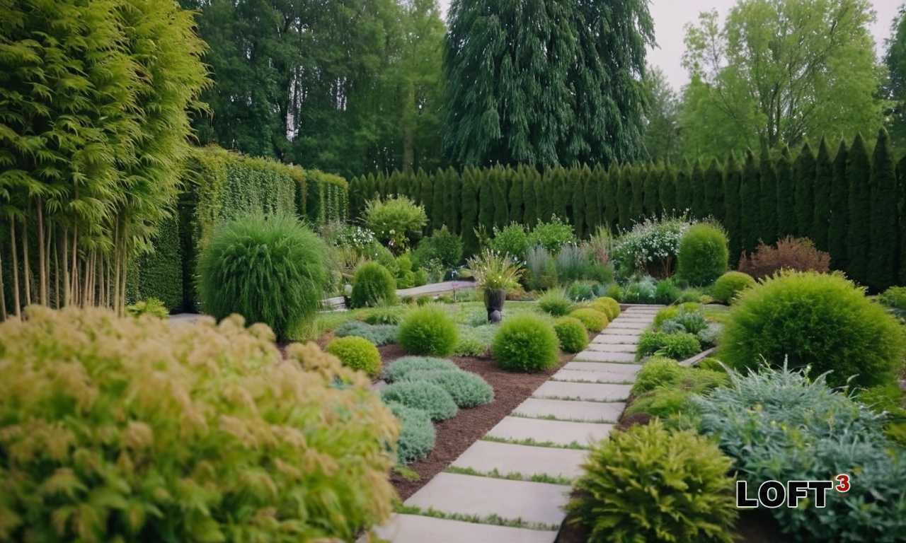 Как правильно сочетать черный цвет в ландшафте Loft?