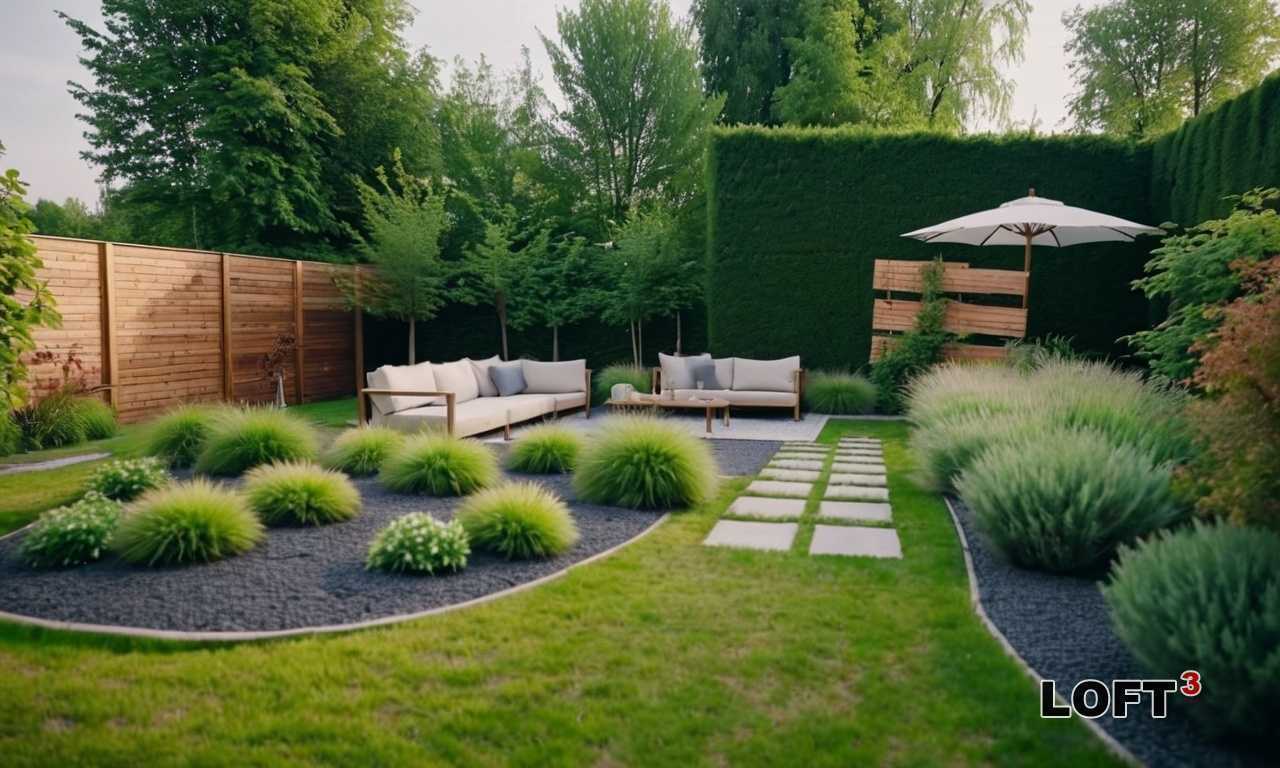 Как создать уютный сад в маленьком дворике в стиле Loft?