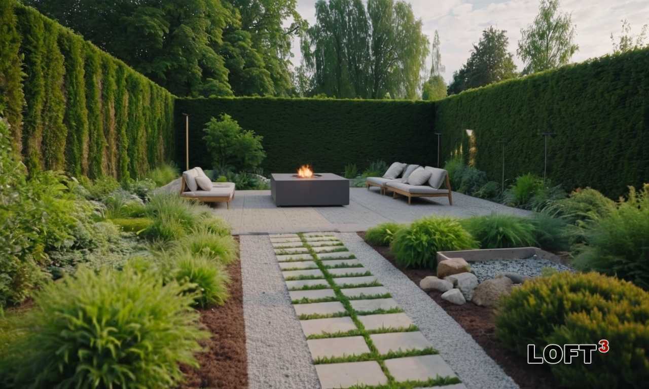 Какие покрытия использовать для дорожек в ландшафте Loft?