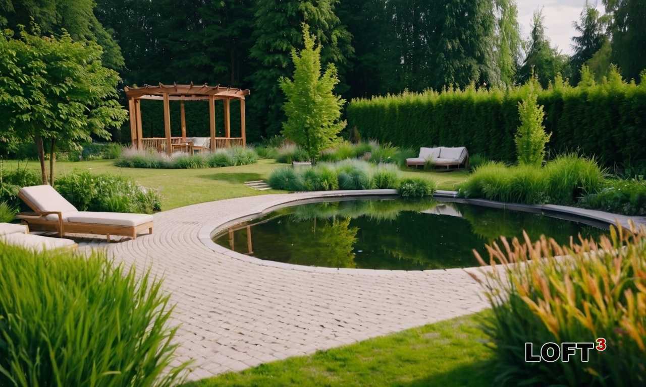 Как оформить сад с декоративными металлическими перегородками?