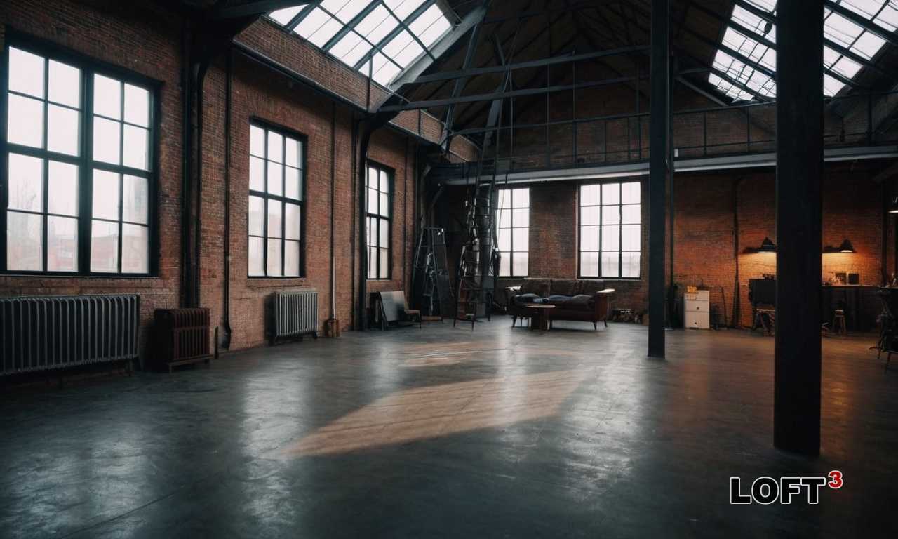 Как оформить стильную спальню в лофте с открытыми балками