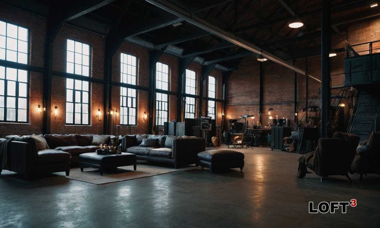 Как создать стильный уголок для чтения в промышленном лофте