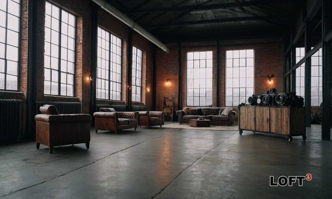 Как создать модный офис в лофт-пространстве с индустриальными акцентами