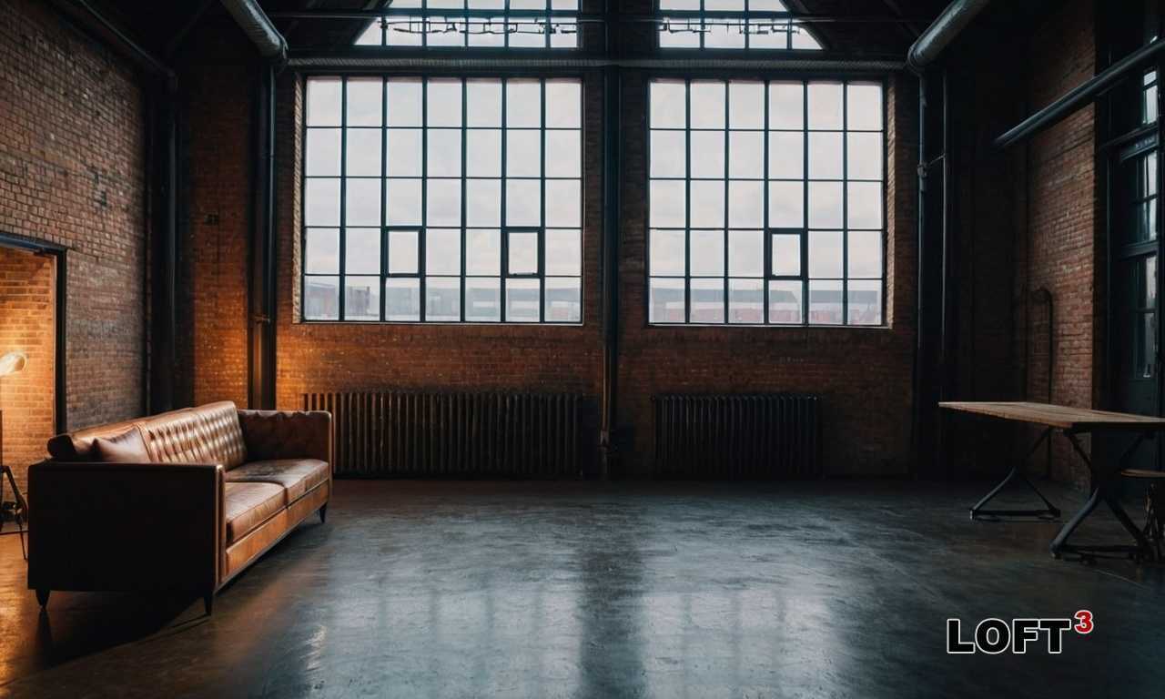 Как оформить рабочую зону с металлическими столами в лофте