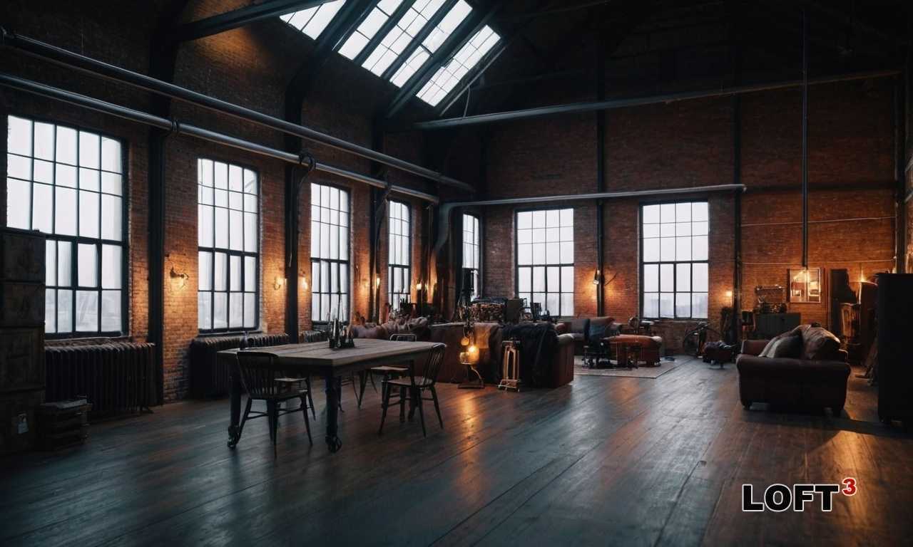 Применение тёмных оттенков в дизайне промышленных лофтов